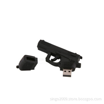 Black Handgun USB Flash Disk